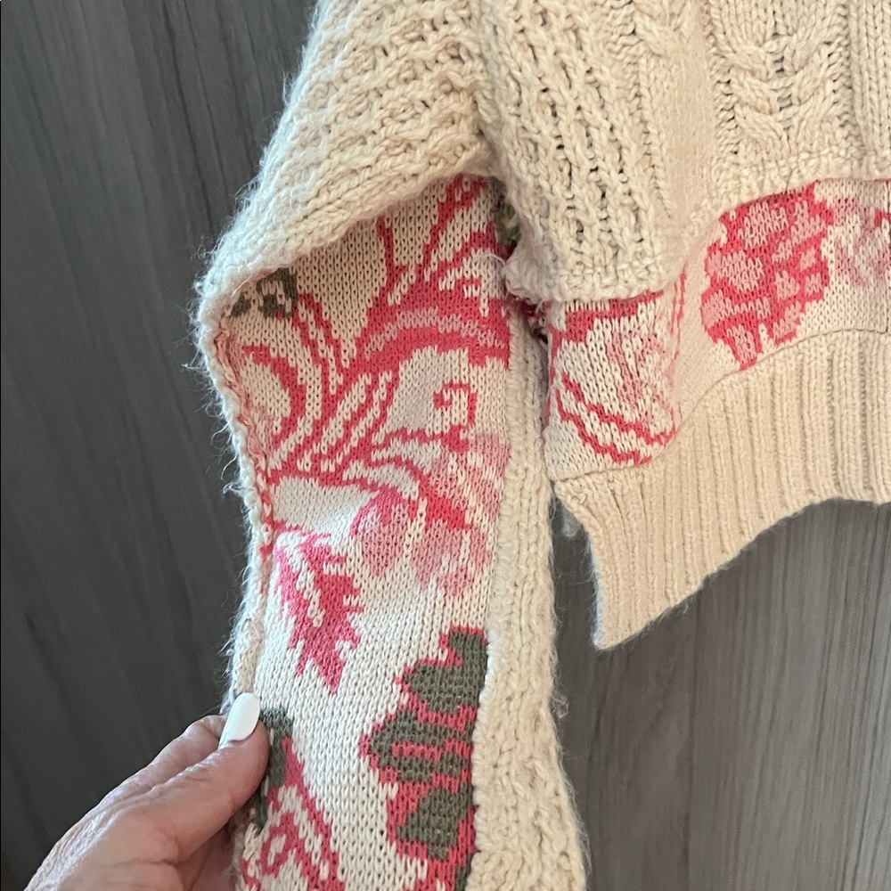 $148 Rosemary Crafty Knit cropped oversize Sweater XS - Picture 5 of 15